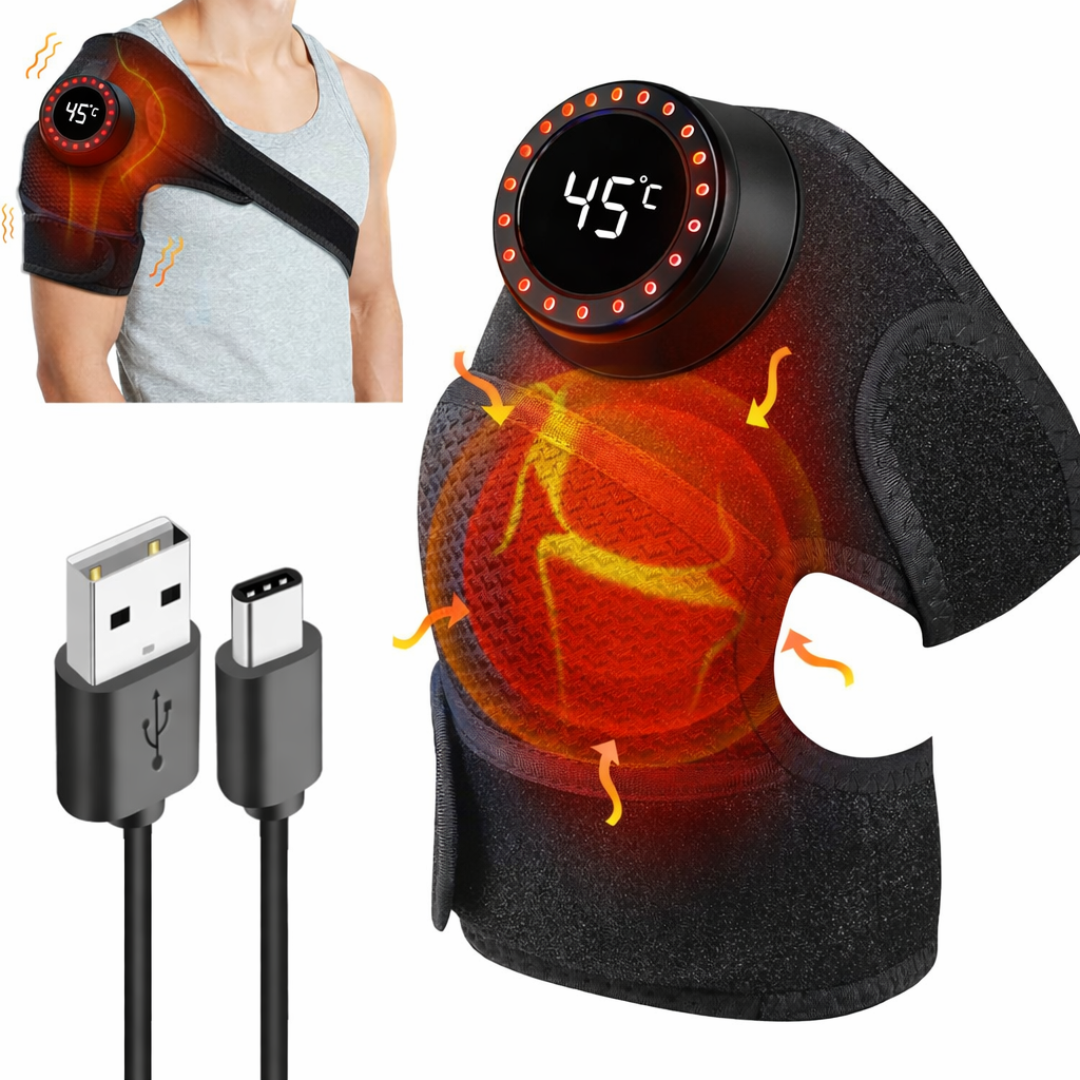 Rodillera Térmica Anti-Dolor — Calor + Vibración para Artrosis y Rodillas Cansadas