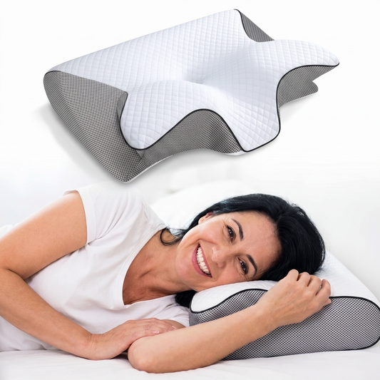 Almohada Ergonómica Cervical — Soporte para tu Cuello Cada Noche